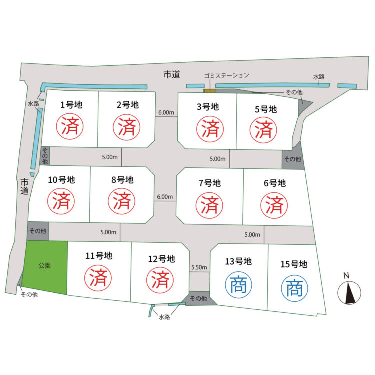 区画図