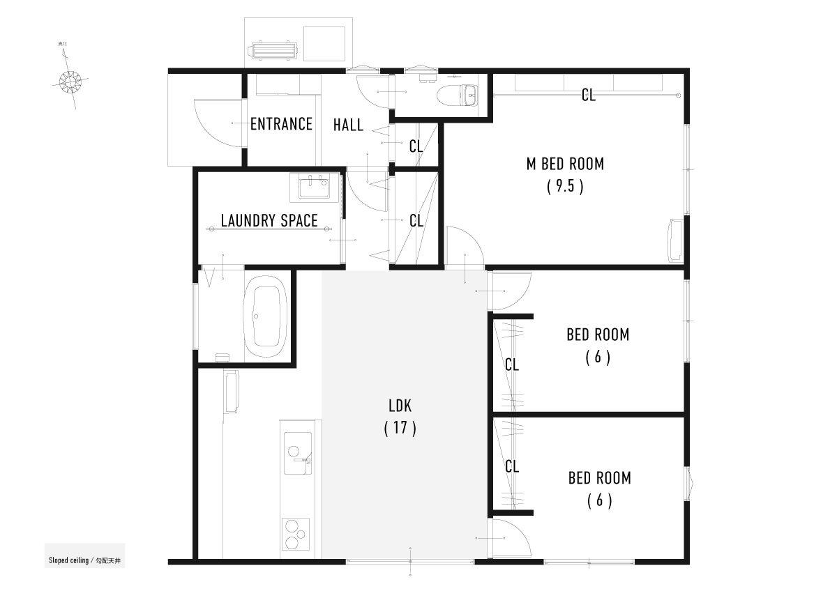 1号地_間取り図