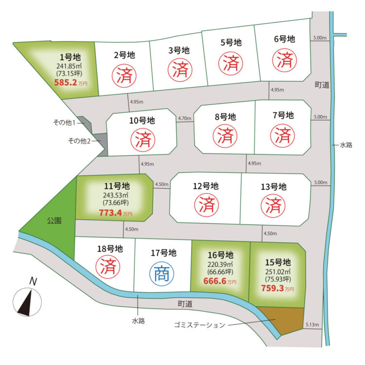 区画図