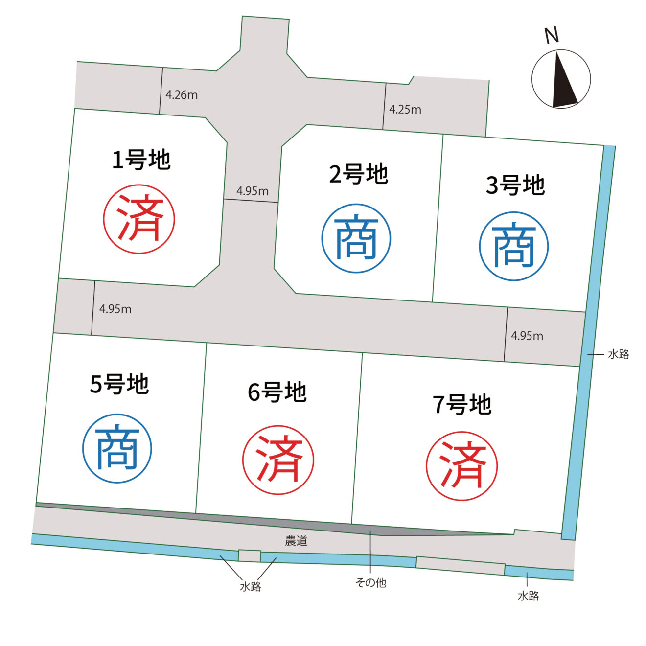 ルーツガーデン三木池戸 区画図