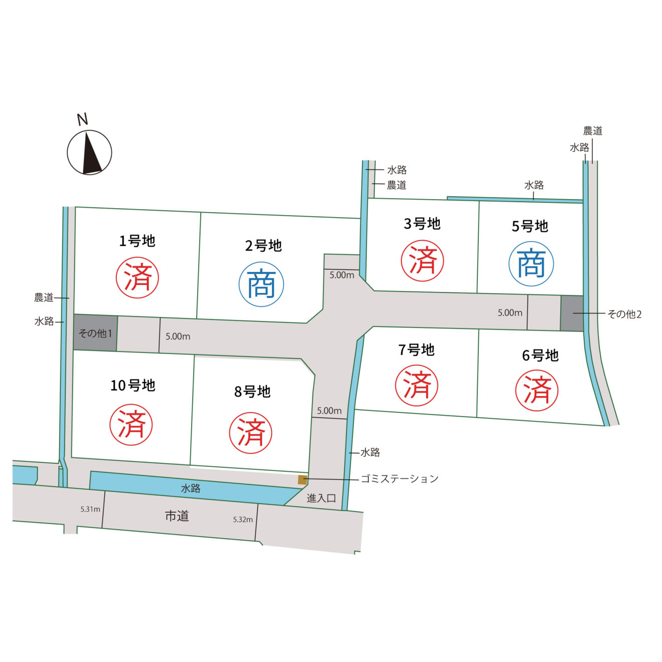 ホールタウン大野 区画図
