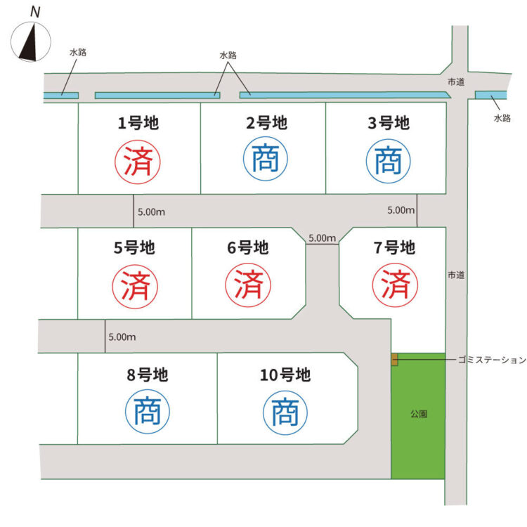 区画図